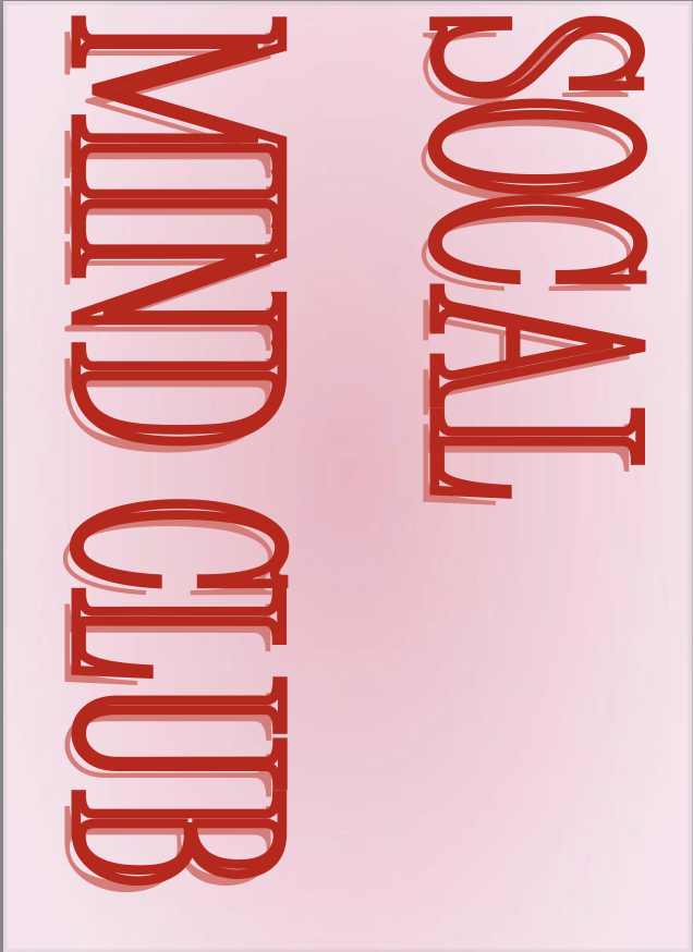 Social Mind Club kart kapağı - pembe